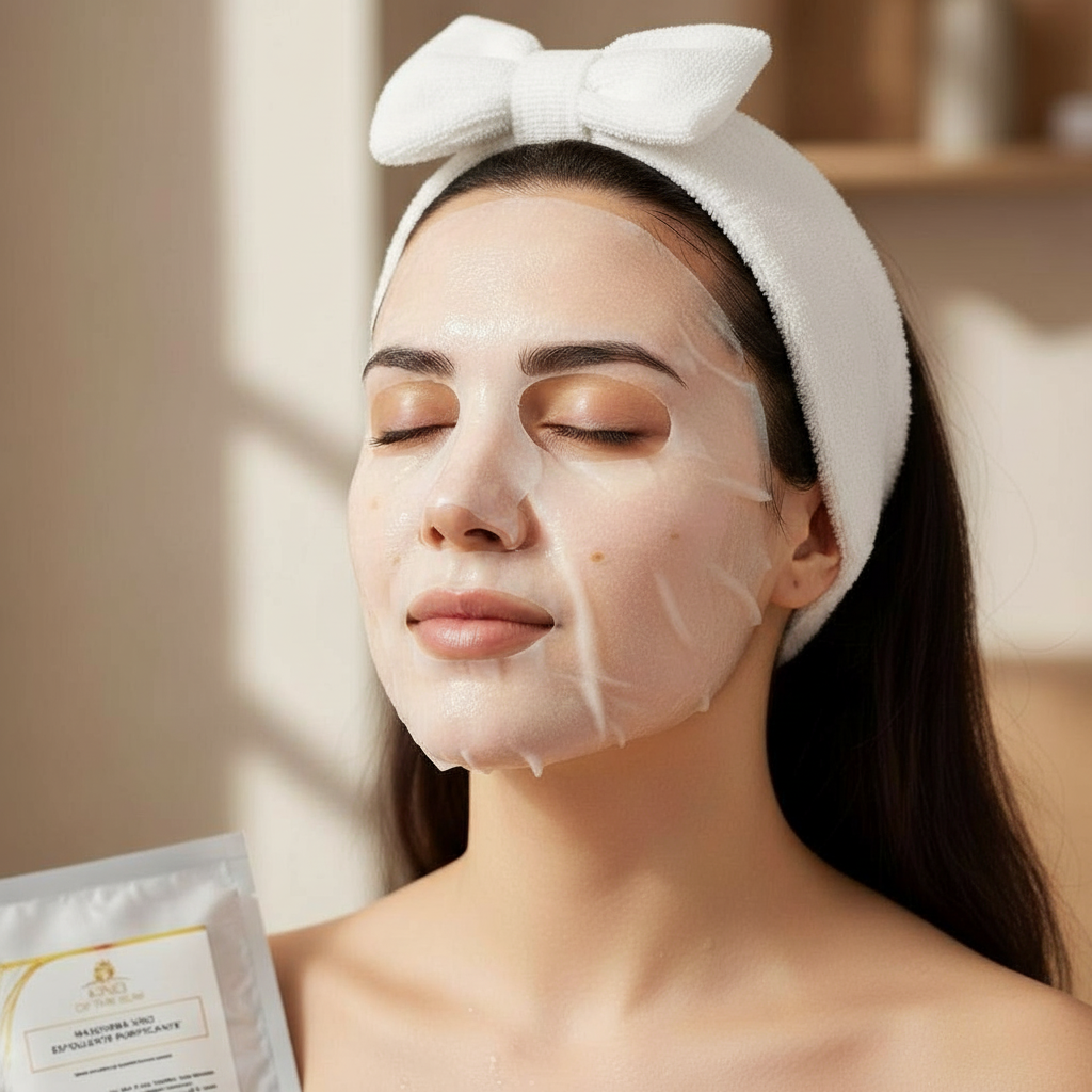 MASCHERA MONOUSO IMBIBITA ESFOLIANTE PURIFICANTE