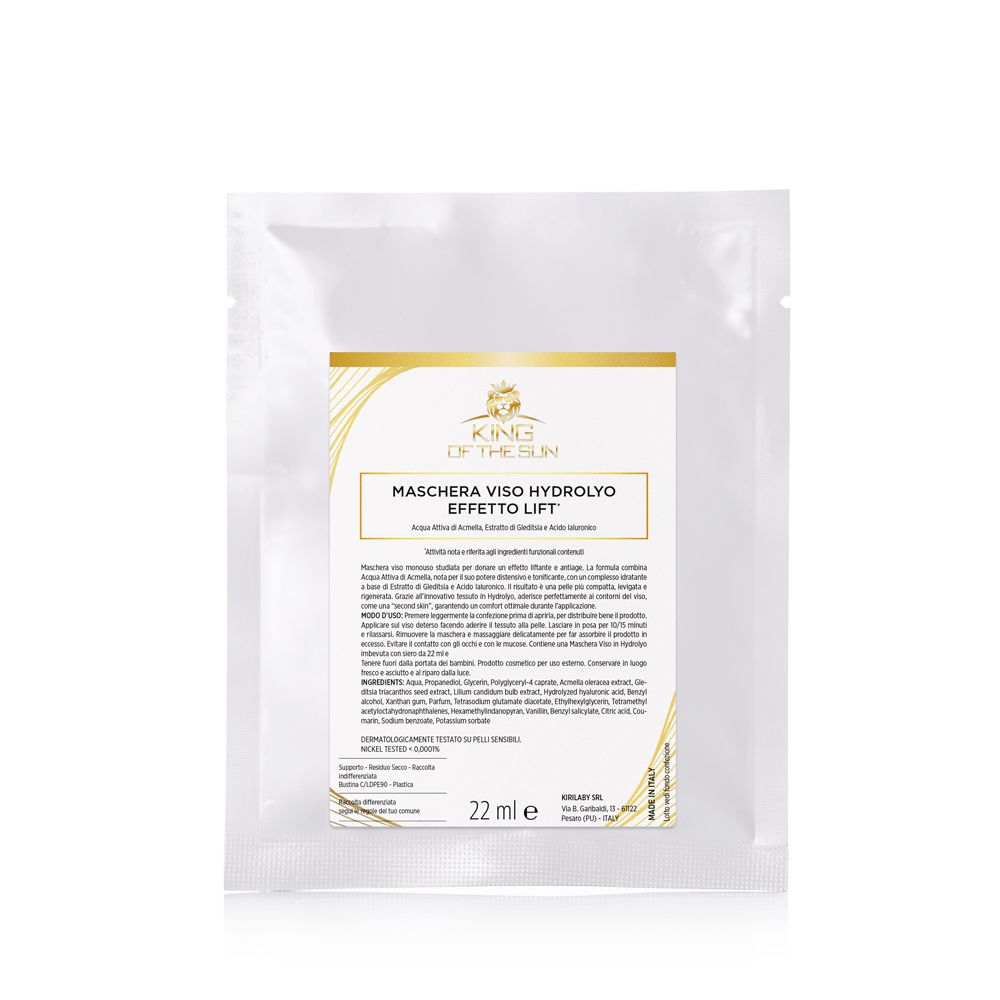 MASCHERA VISO EFFETTO LIFT IN HYDROLYO