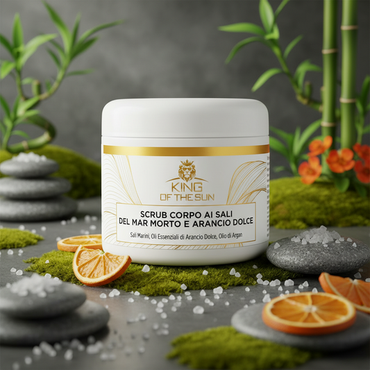 SCRUB CORPO GEL AI SALI DEL MAR MORTO E ARANCIO DOLCE