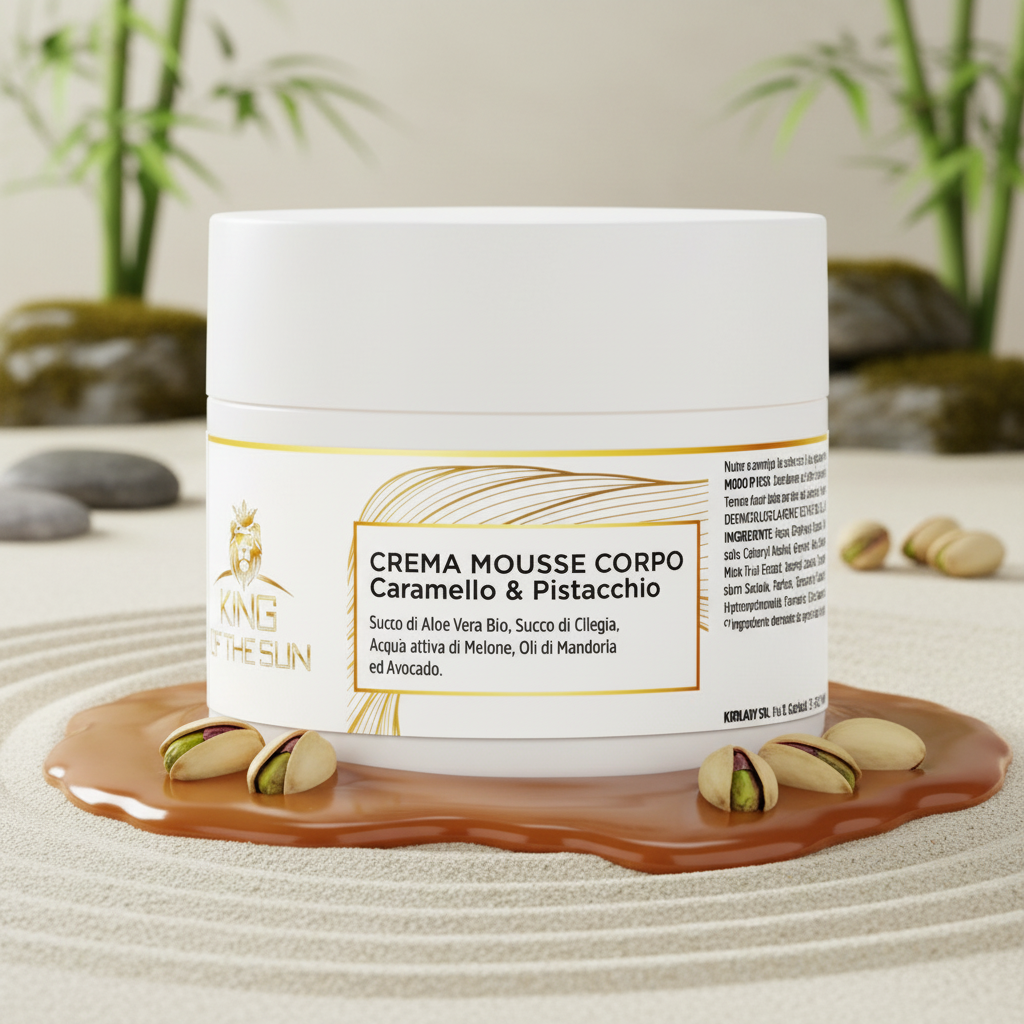 CREMA MOUSSE CARAMELLO & PISTACCHIO