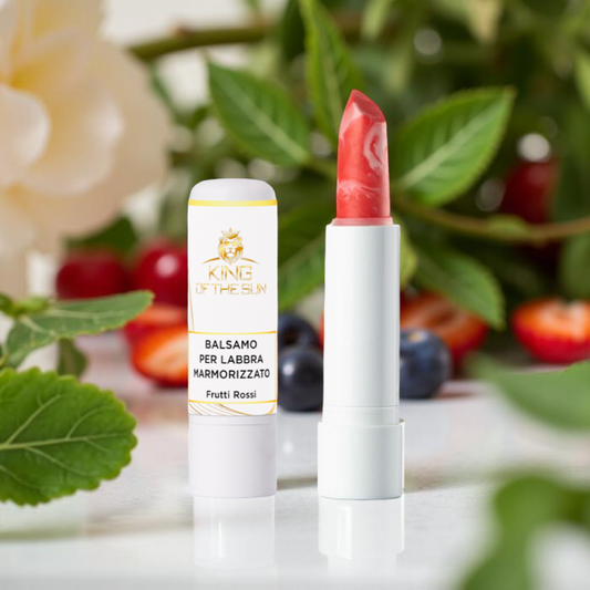 BALSAMO PER LABBRA MARMORIZZATO AI FRUTTI ROSSI